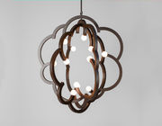 Modern Hydrangea Gold Hanging Pendant Lights / Suspension Light For Household