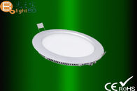 120 V Cold White Flat Round Panel LED Light For Supermarket 48W 5000LM
